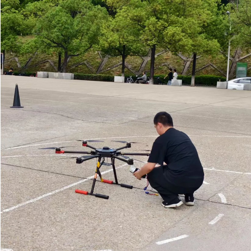 领航航空进校园：东华理工大学无人 现场